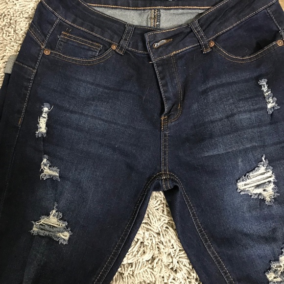Wax Jean distressed jeggings - Picture 3 of 3